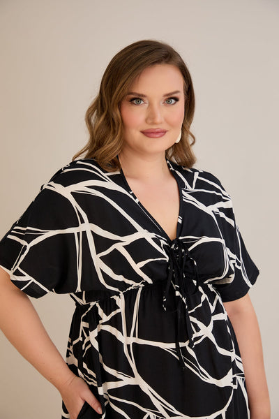 Luftiges Maxikleid aus Viskose