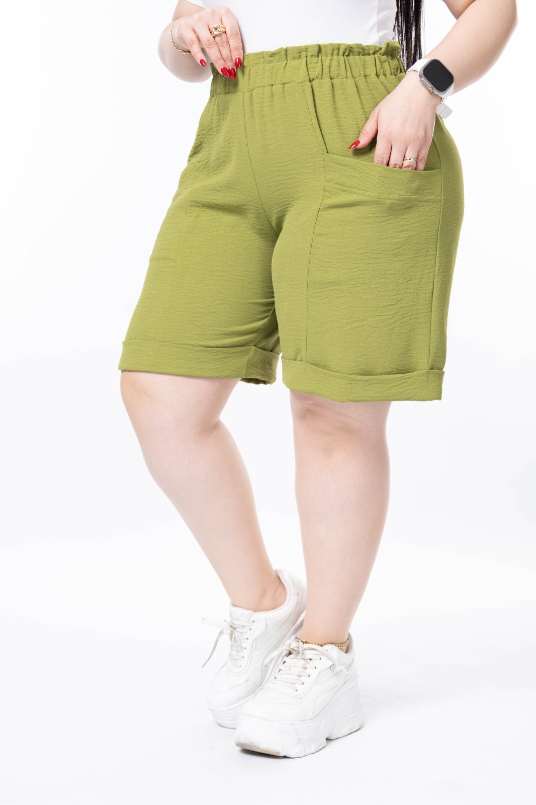 Kurze Shorts - Grün