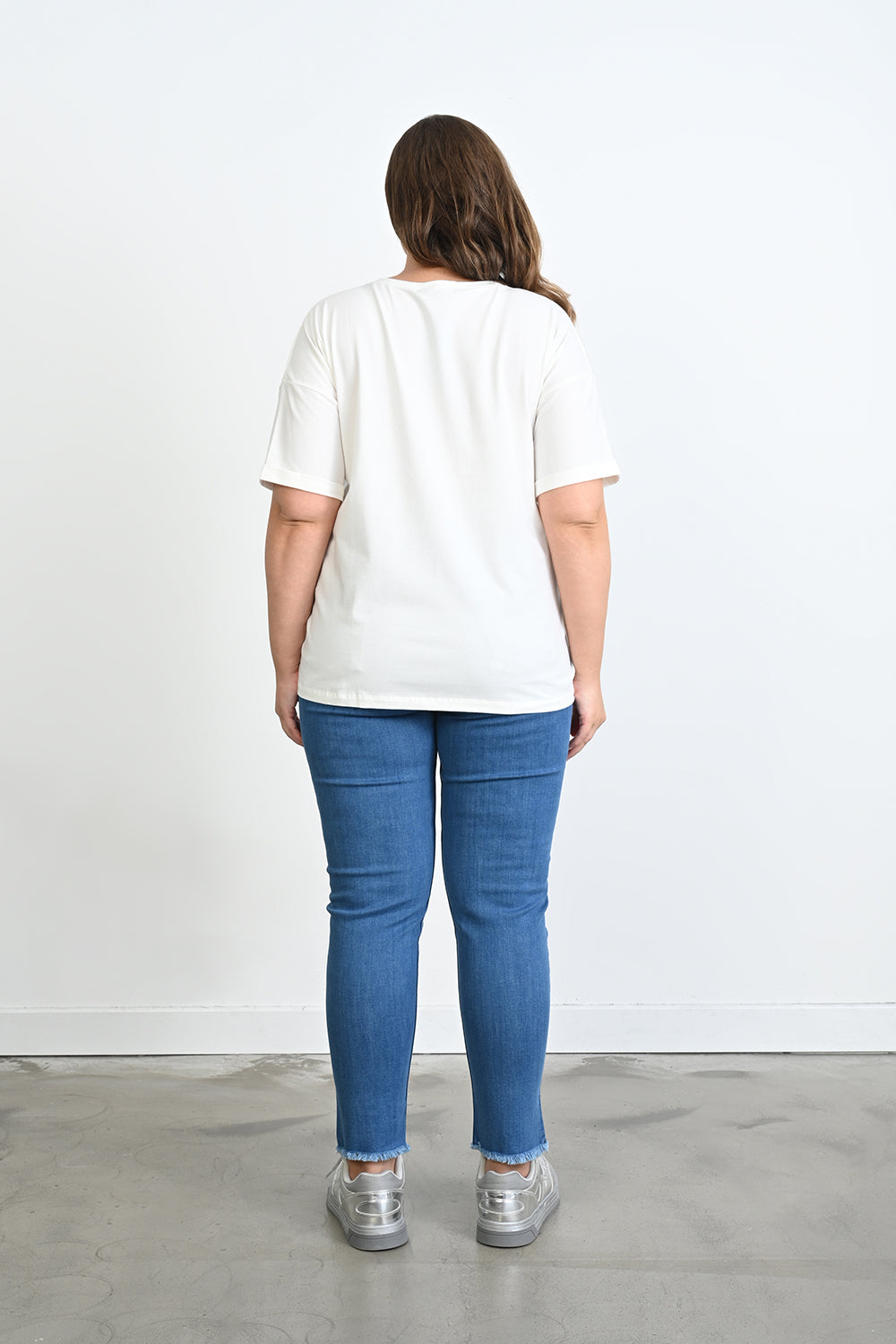 T-Shirt aus Baumwolle – Weiß