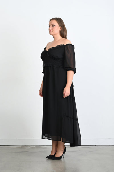 Elegantes Kleid aus Chiffon