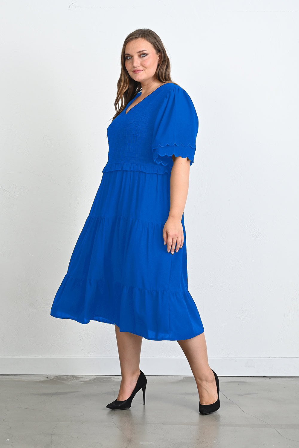 Attraktives Sommerkleid in Blau