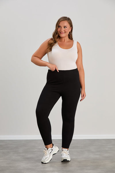 Bequem Leggings aus elastischem Baumwolljersey in großen Größen