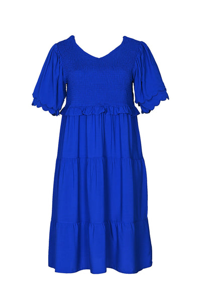 Attraktives Sommerkleid in Blau