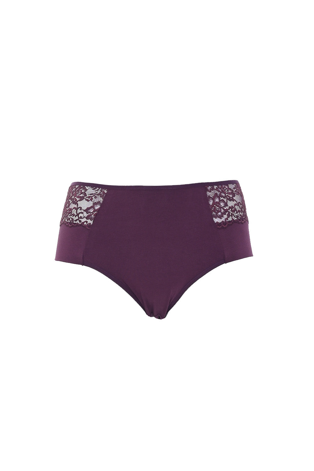 Baumwollslip mit Spitze Everyday – Lila – Lila