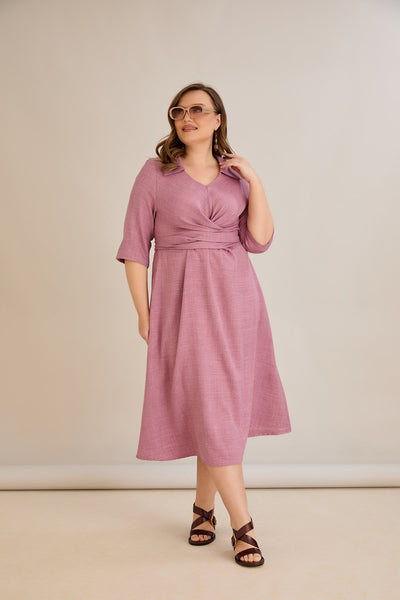 Kleid mit attraktivem Design - Rosenpelz