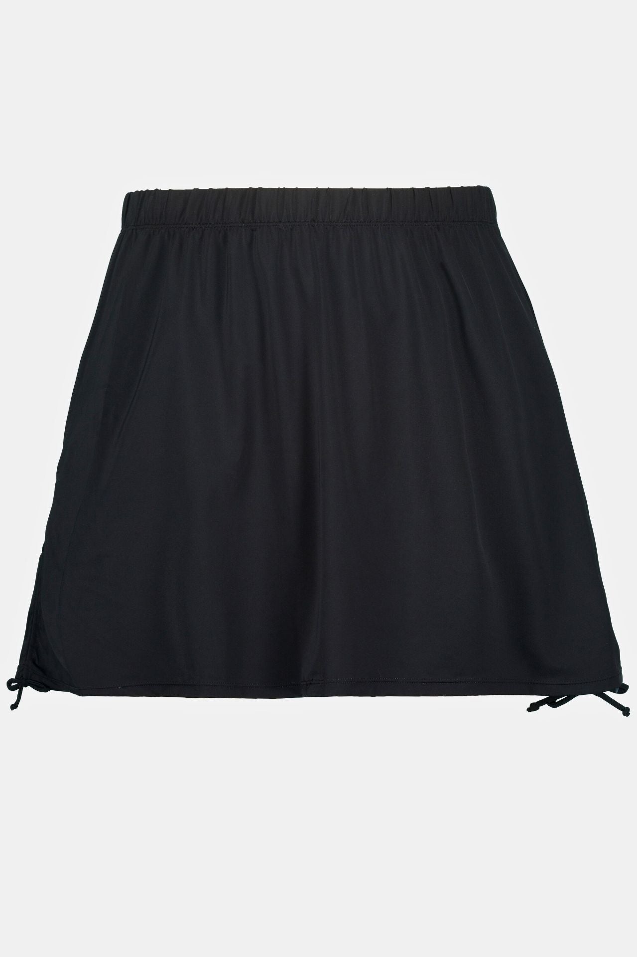 Baderock mit seitlicher Raffung - Schwarz