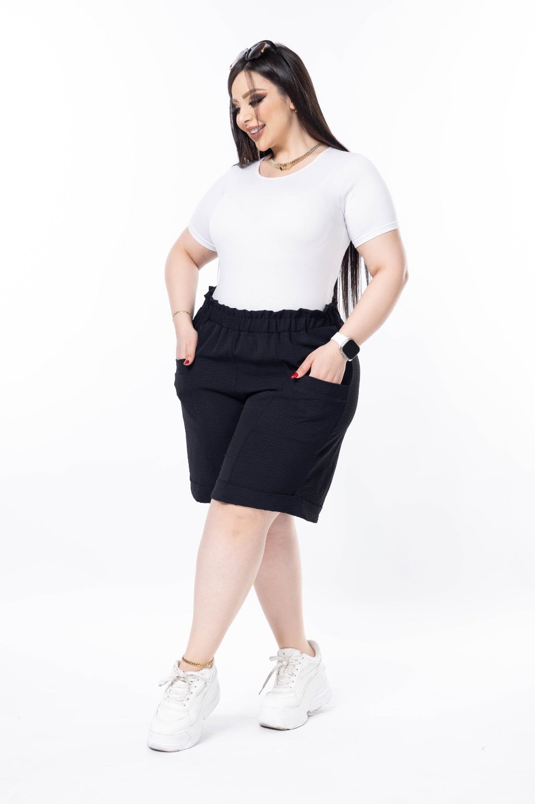 Kurze Shorts - Schwarz