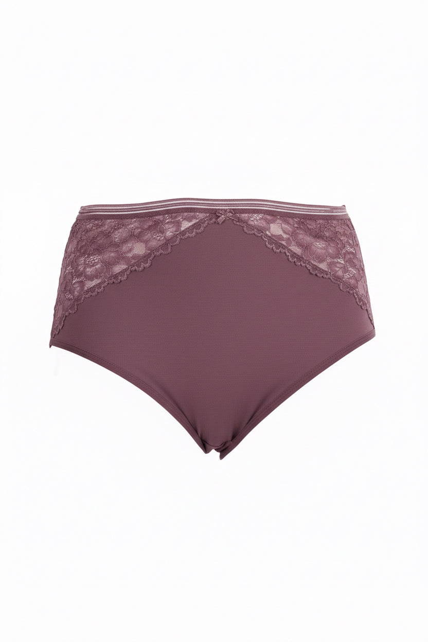 Baumwoll-Bikinislip Cotton Lux – Schwarze Johannisbeere – Johannisbeere