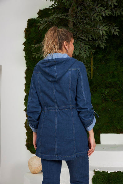 Eleganter Denim-Trenchcoat Jasmin