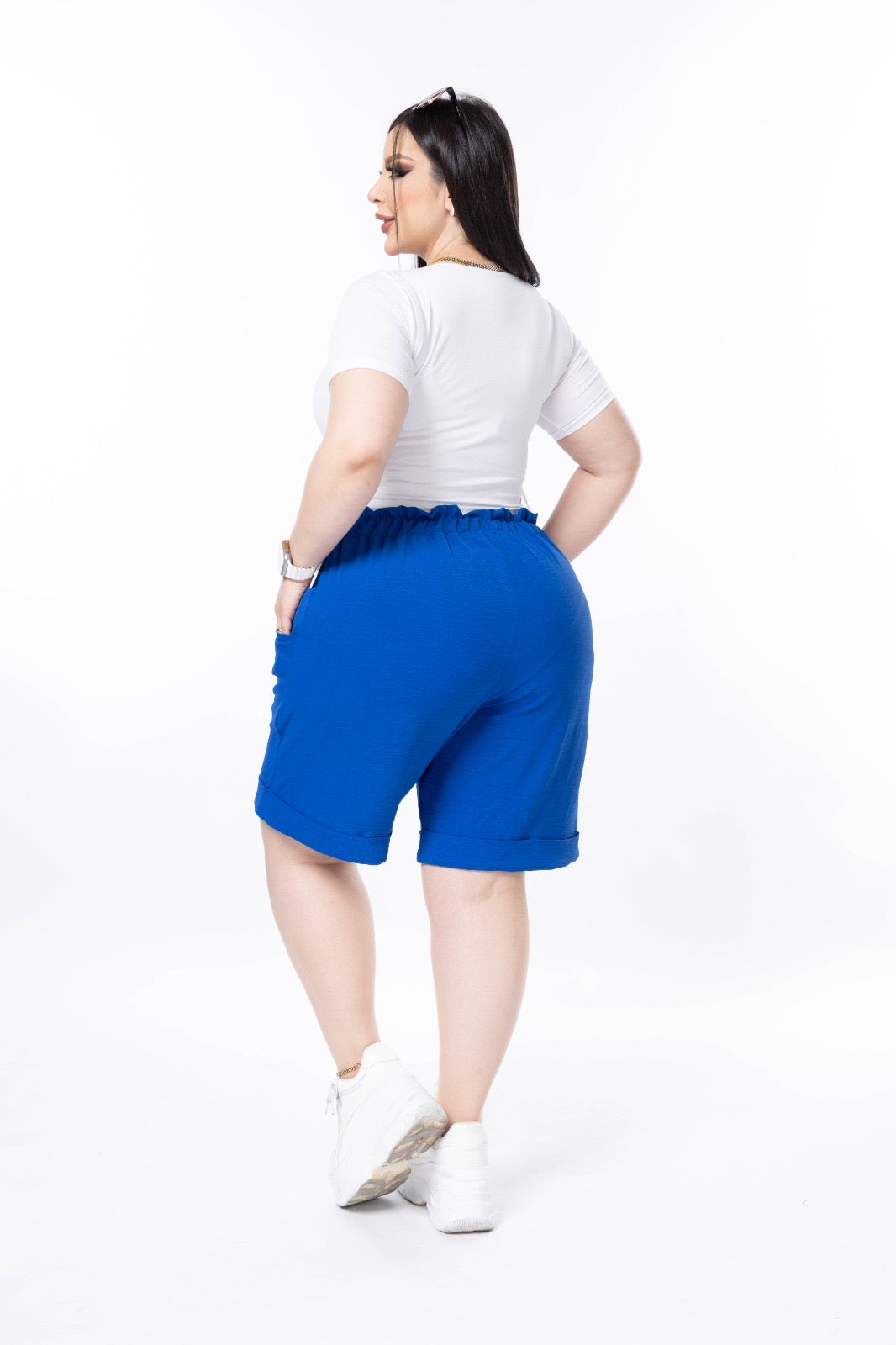 Kurze Shorts - Blau