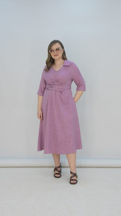 Kleid mit attraktivem Design - Rosenpelz