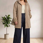 Weiches und warmes Sweatshirt mit Baumwolle - Latte – Beige