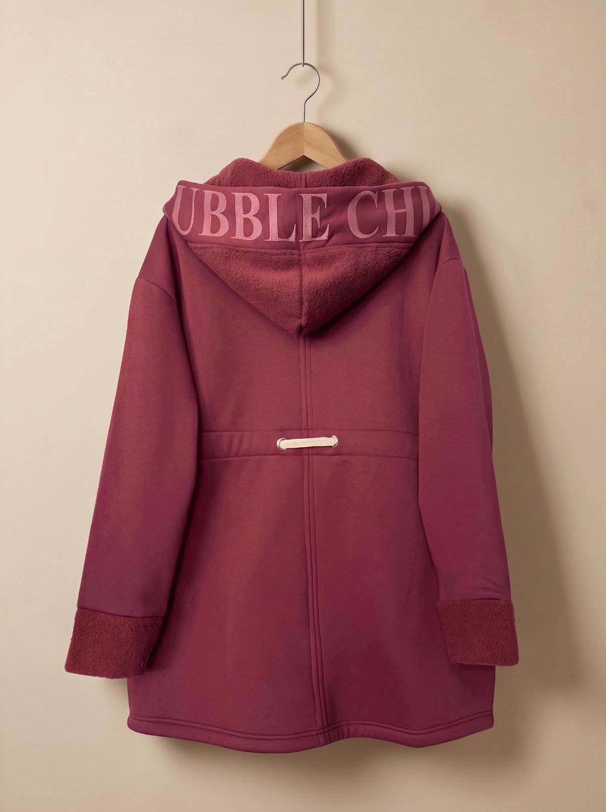 Weiches und warmes Sweatshirt mit Baumwolle - Bordeaux – Bordeaux