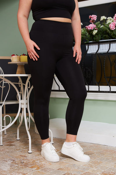 Sport-Leggings mit dekorativen Nähten