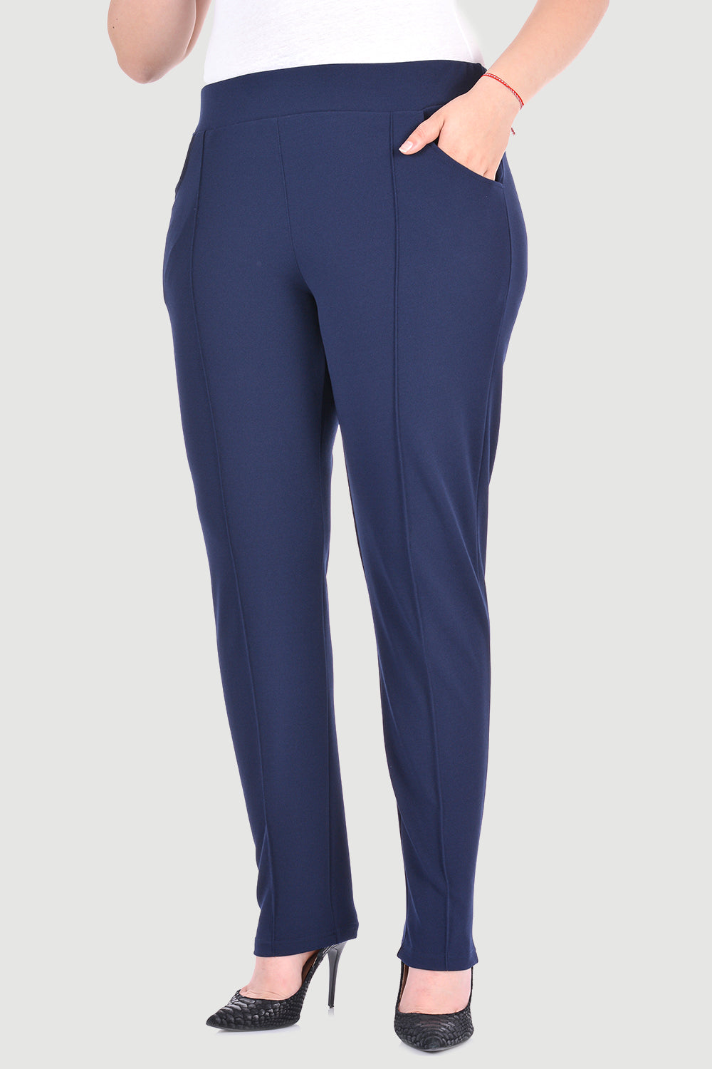 Elegante Georgette-Hose in Übergrößen