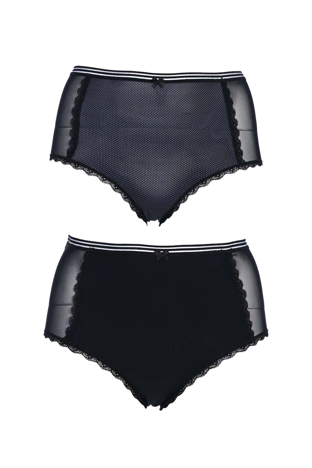 Süße Hotpants mit Tüll und Spitze in großen Größen